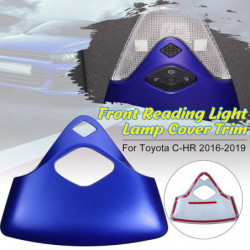 Blå Svart Bil Främre Läsning Ljus Lampa Omslag Panel Dekoration Trimma Ram För Toyota Chr 2019 Bil Styling