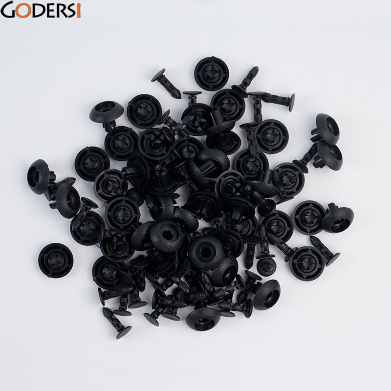 50st Bil Fasteners Bil Grill Stötfångare Hållare Nylon Clips 9046707211 För Toyota Prado Camry Highlander Lexus