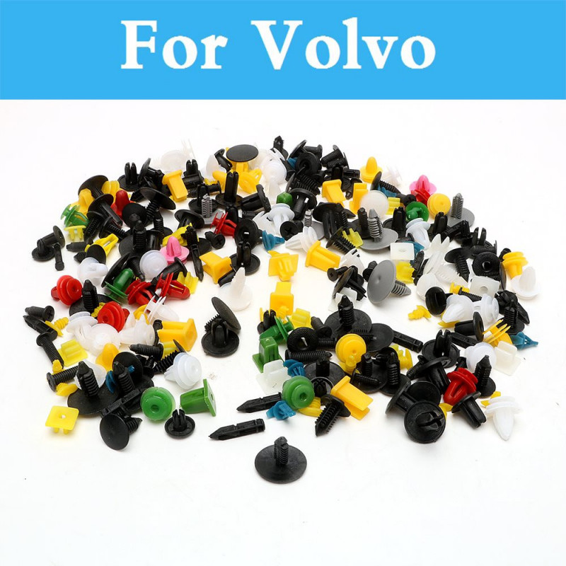 200pcs Bil Kabel Montera Klämma Clips Bil Tråd Slips För Volvo V70 Xc60 Xc70 Xc90 C30 C70 S40 S60 S80 V40 V50