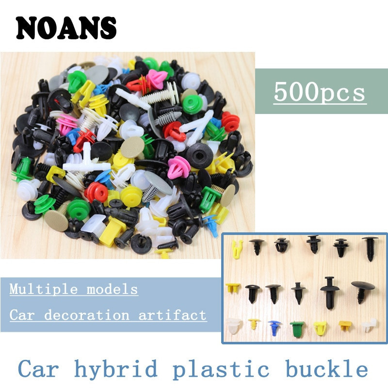 Noans 500pcs Uppsättning Bil Fästanordning Dörr Stötfångare Fender Nit Hållare Clips För Bmw E36 F30 F10