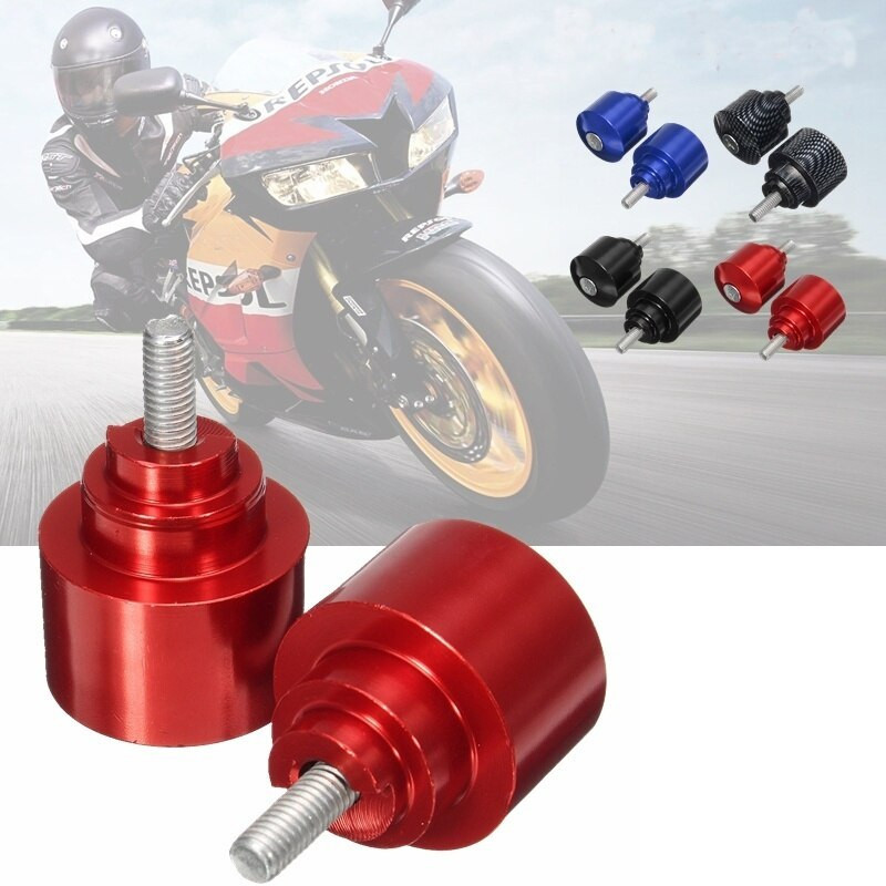 1 Par Hand Grepp Hantera Bar Slutet Keps Slider Omslag Styre Aluminium 4color För Honda Cbr600rr Cbr1000rr
