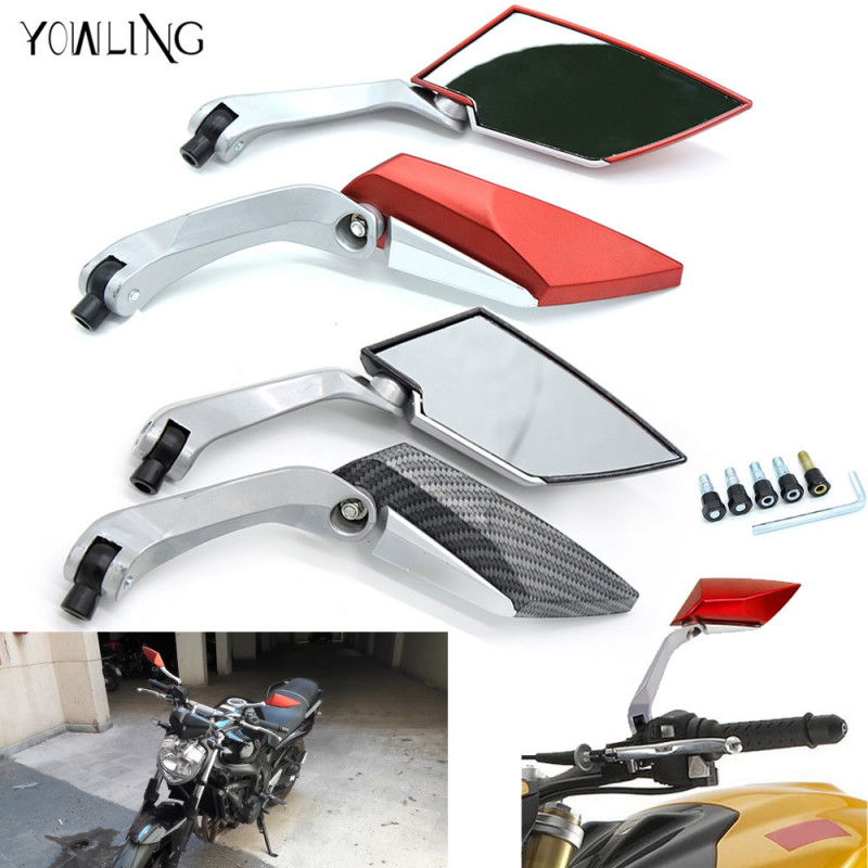 Motorcykel Speglar Motorcykel Cnc Bakåtsikt Sida Spegel Aluminium För Honda Bålgeting Cb919 Cb1000r Cb900 Cb1300