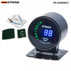 Epman Bil Motor 2 Tum 52mm Digital Rökt 20 Led Digital Vatten Temperatur Temp Meter Med Sensor För Bmw E90