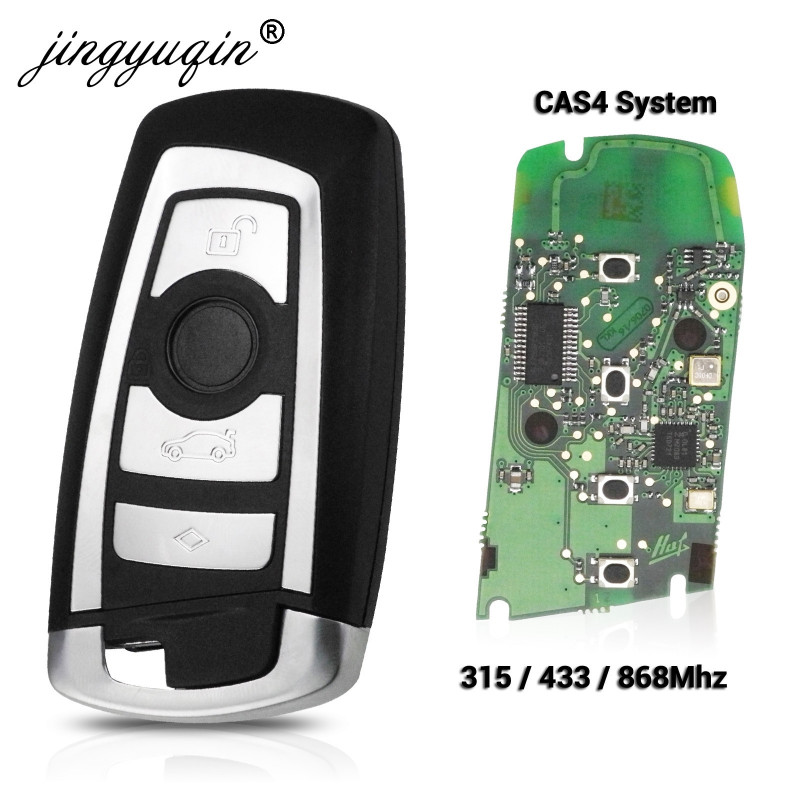 Jingyuqin 315 433 868mhz Smart Avlägsen Nyckel Keyless För Bmw 3 5 7 Serier 2009 Cas4 Cas4 F Systemet Fob