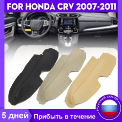 1 Par Bil Vänster Rätt Läder Främre Dörr Paneler Armstöd Covers För Honda Crv 20072011