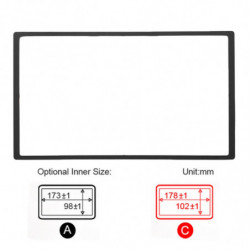 Dewtreetali Bil Rusa Dvd Cd Radio Stereo Fascia Panel Ram Adapter Passande Utrustning För Honda Fitjazz