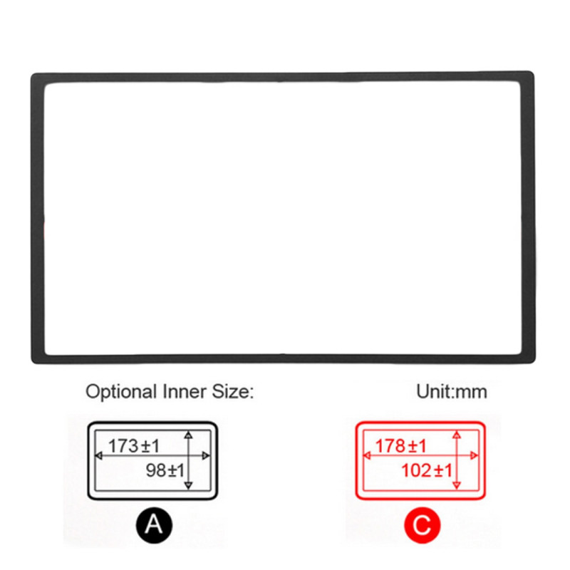 Dewtreetali Bil Rusa Dvd Cd Radio Stereo Fascia Panel Ram Adapter Passande Utrustning För Honda Fitjazz