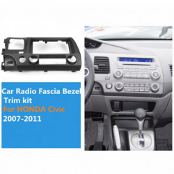 2 Dån Ram För Honda För Medborgerlig 20072011 Bil Radio Fascia Infattning Trimma Utrustning Tung Magmuskler