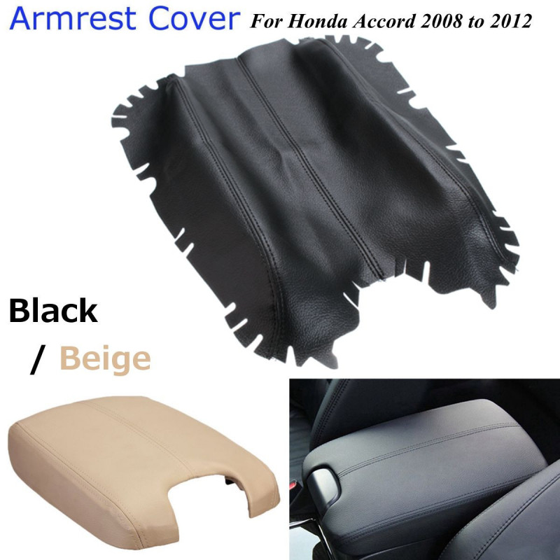 1 St Bil Bekväm Armstöd Omslag Läder Trösta Lock Armstöd Covers För Honda För Bevilja 2008 2009 2010 2011