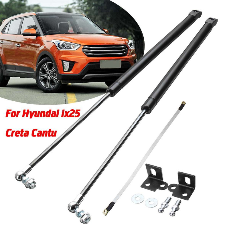 Bil Främre Hätta Huva Ändra Gas Struts Hiss Stöd Chock Spjäll Barer För Hyundai Ix25 För Creta Cantu Absorbator