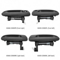 1 St Bil Utanför Exteriör Dörr Hantera Främre Bak Vänster Rätt För Hyundai Accent Lämplig För Modern Modeller