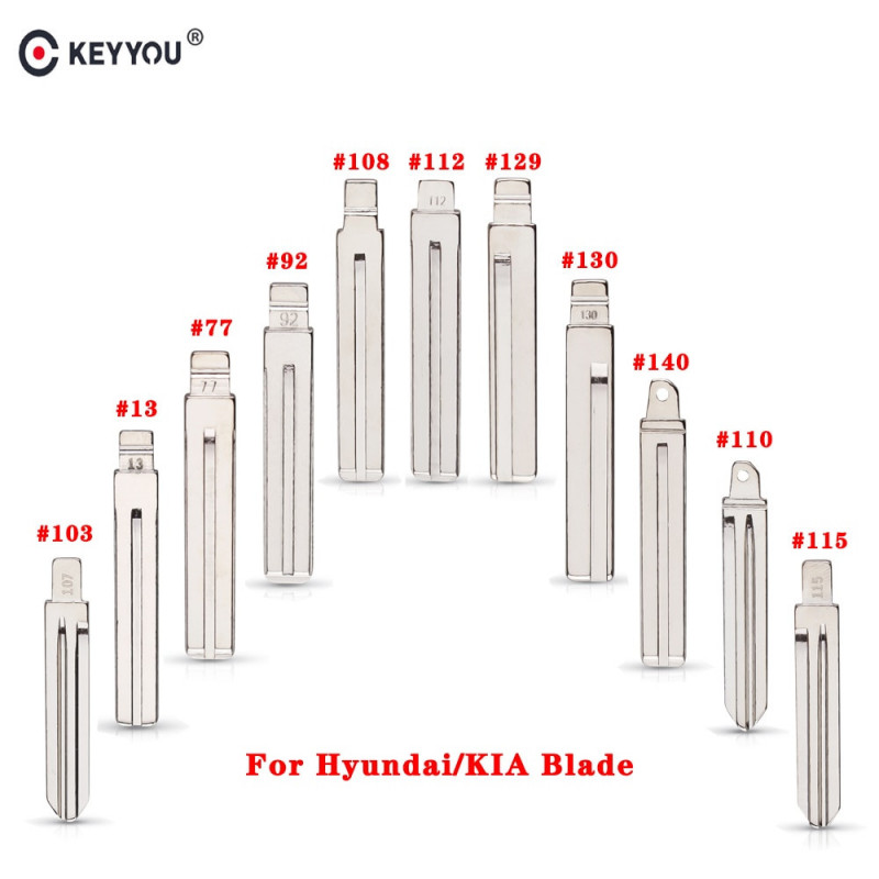 Keyyou Tom För Kia Rio 2012 Spotage K2 K3 K5 För Hyundai Sonat Verna I30 Ix35 Hb20 Elantra Avlägsen Kd Bil Nyckel