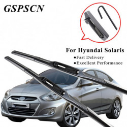 Gspscn Hybrid Torkare Blades För Hyundai Solaris Passa Krok Vapen 1 Uppsättning Vindruta Torkare 2010 2011 2012