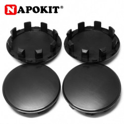 4pack Svart 58mm 53mm 50mm Passa 56mm Logotyp Bil Hjul Centrum Nav Keps Hubcap Omslag För Kia Sportage Sorento