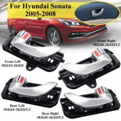 4pack Uppsättning Interiör Dörr Hantera För Hyundai Sonat 2005 2006 2007 2008 836203k020xz 836103k020xz 826203k020xz