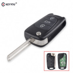 Keyyou 3 Knappar Avlägsen Nyckel Fob För Hyundai Yf Sonat Bil Bil Fordon Kontrollera Larm 433mhz Id46 Med Blad