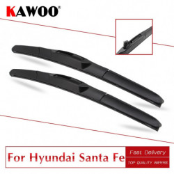 Kawoo För Hyundai Santa Fe Modell År Från 1999 Till Bil Naturlig Sudd Rena De Vindskydd Vindrutetorkare Blades