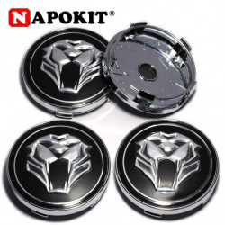 4pack 60mm 3d Lion Bil Hjul Centrum Nav Keps Emblem Hubcap För Bmw Volkswagen Audi Lada Kia Mazda Toyota Bil Hjul