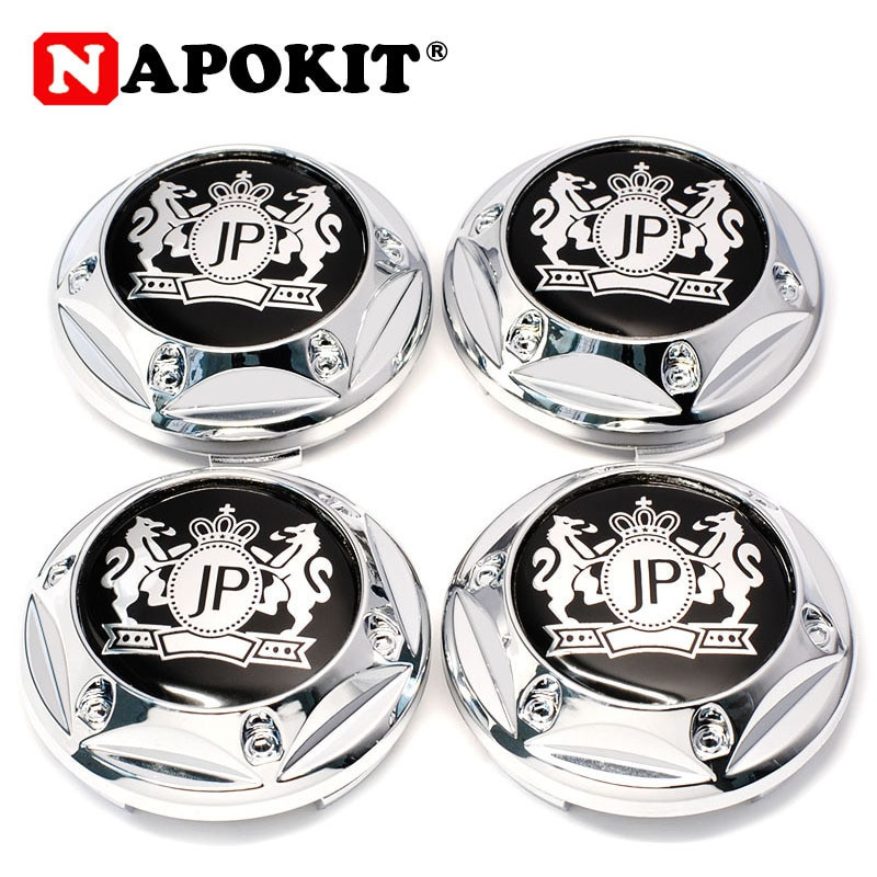 4pack 68mm Jp Korsning Producera Vip Logotyp Emblem Bricka Omslag Bil Nav Keps För Honda Bmw Audi Vadställe Volkswagen