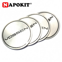 4pc 56mm Vossen Emblem Bil Styling Bil Bil Hjul Centrum Centrum Bricka Emblem För A4 R8 Tt Carsticker