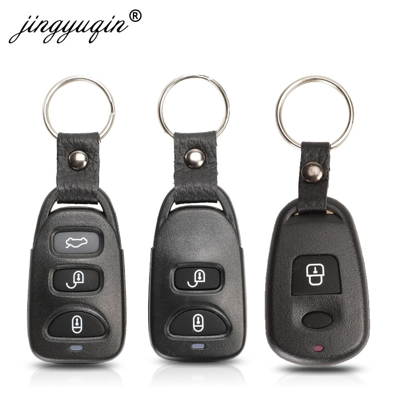 Jingyuqin 2 3 2 1 3 1 Knappar Avlägsen Nyckel Skal För Hyundai Elantra Sonat Santa För Kia Carens Keyless Fob