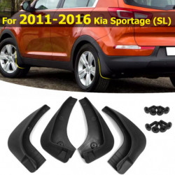 4pack Bil Lera Klaffar Främre Bak Fender Flares För Kia Sportage 2011 2012 2013 2014 2015 Stänk Vakter Stänkskärmar