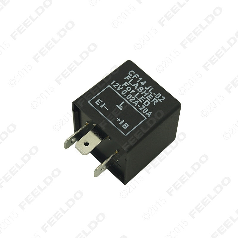 Feeldo 10 St Cf14 Blottare Relä Fixera Led Smd Snabb Indikator Blinkerdecoder Elektronisk Sväng Signaler Fd5358