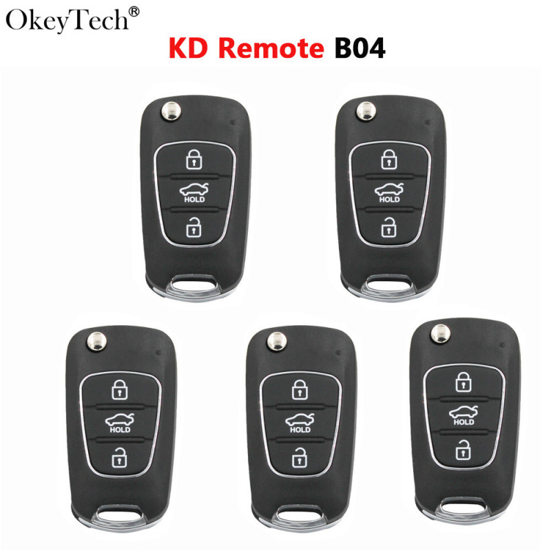 Okeytech 5pcs Massa Universell Keydiy Kd B04 Bil Nyckel B Serier Avlägsen Kontrollera För Kia Stil För Kd900