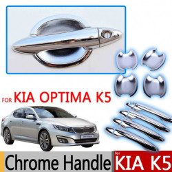 För Kia Optima K5 Krom Exteriör Dörr Handtag Covers 2010 2011 2012 2013 2014 2015 Tillbehör Klistermärken