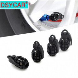 Dsycar 4pack Massa Universell Granat Cykel Moto Bil Däck Hjul Ventil Caps Damm Omslag Bil Styling För Fiat Audi