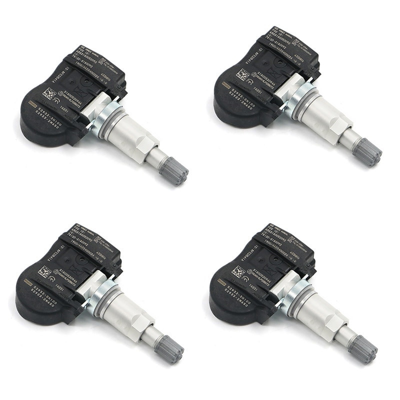 4pack Bil Tpm Däck Tryck Övervaka Sensor 529333n100 För Hyundai Accent Genesis Kupé För Kia Sorento 2014 2015