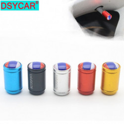 Dsycar 4pack Massa Universell N Flagga Bil Moto Cykel Däck Hjul Ventil Keps Damm Covers Bil Styling För Fiat