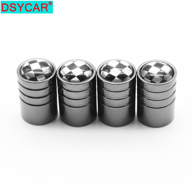 Dsycar 4pack Massa Bil Cykel Däck Hjul Ventil Keps Däck Fälg Covers Bil Styling För Fiat Audi Vadställe 2