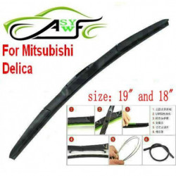 Bil Torkare Blad För Mitsubishi Delica Storlek 18 Tum 19 Tum Mjuk Sudd Vindskydd Torkare Blad 2pcs Par