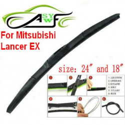 Bil Torkare Blad För Mitsubishi Lancer Ex Storlek 24 Tum 18 Tum Mjuk Sudd Vindskydd Torkare Blad 2pcs Par