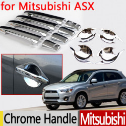 För Mitsubishi Asx 2010 Krom Dörr Hantera Omslag 2011 2012 2013 2014 2015 Tillbehör Bil Klistermärken Bil Styling