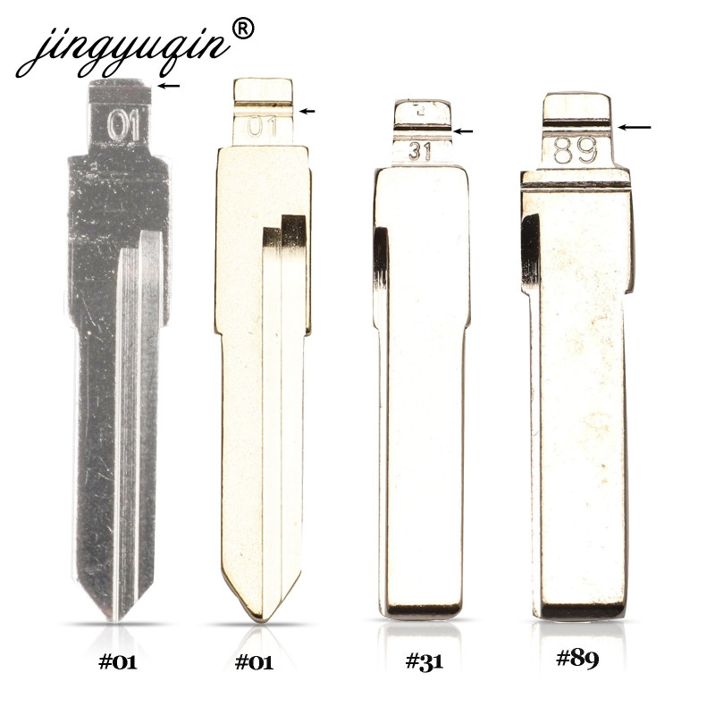 Jingyuqin 01 31 89 Bil Flip Avlägsen Nyckel Blad För Audi 100 Gol B4 A2 A3 A4 A6 A6l A8 S5 Q7 Tt 01 Hopfällbar