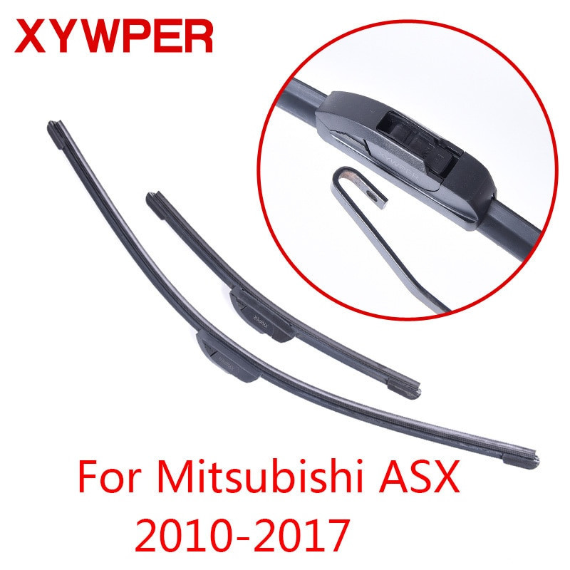 Xywper Torkare Blades För Mitsubishi Asx 2010 2011 2012 2013 2014 2015 Bil Tillbehör Mjuk Sudd Vindskydd Vindrutetorkare