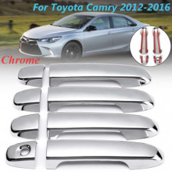 För Toyota Camry 2012 2013 2014 2015 Dörr Hantera Covers 8pcs Uppsättning Magmuskler Krom 4 Dörr Hantera Covers