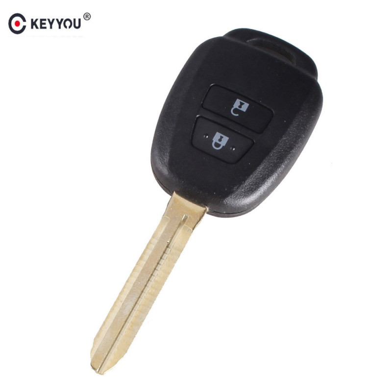 Keyyou 2 Knappar Fob Nyckel Skal Avlägsen Fall För Toyota 20132015 Toyota Camry Rav4 Toy43