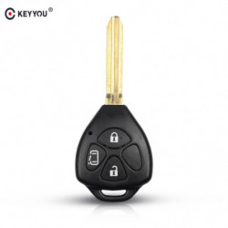 Keyyou 3 Knappar Bil Nyckel Skal Fall Fob För Toyota Corolla Alphard Camry Toy43