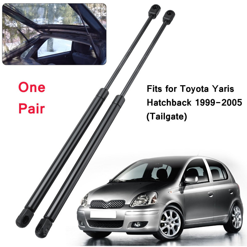 2pcs Trunk Bak Baklucka Känga Gas Struts Hiss Stöd 6895009110 För Toyota Yaris Halvkombi 1999 2000 2001 2002