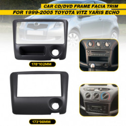 2 Dån Bil Radio Facia För Toyota Yaris För Eko Vitz 1999 2000 2005 Dvd Stereo Cd Panel Rusa Utrustning Trimma