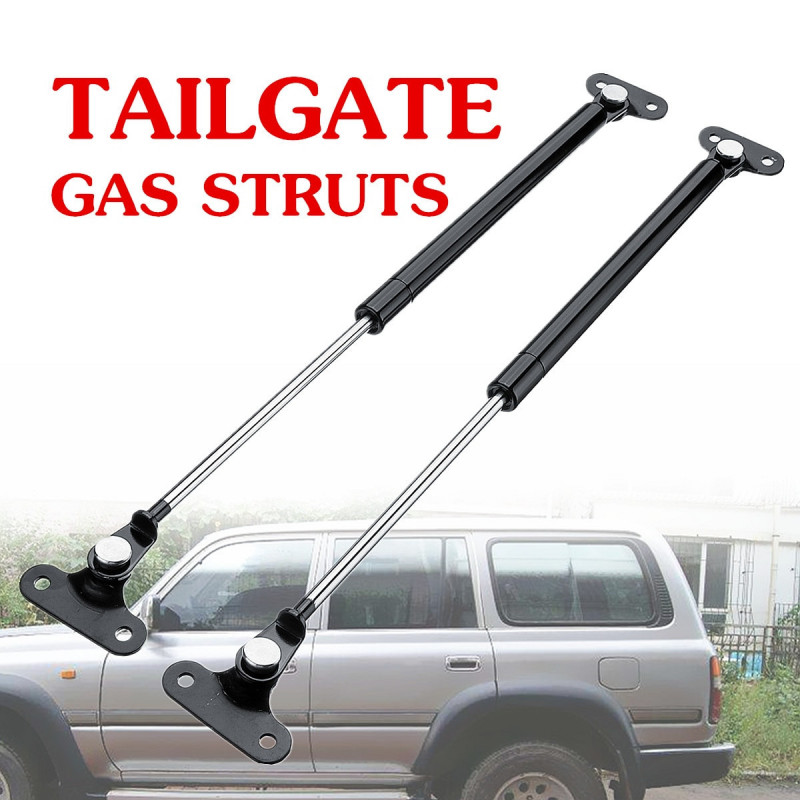 1 Par Bak Baklucka Gas Struts Stöder För Toyota Landa Kryssare 80 Serier 9097 Stål 53cm Direkt Passa Ersättning