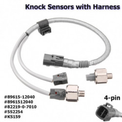 8961512040 5s2254 Ks159 3pcs 4 Stift Uppsättning Slå Sensor Med Sele För Toyota Lexus Corolla Camry Es300 Gs300