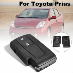 2 Knapp Ersättning Avlägsen Nyckel Fob Skal Utan Blad Passa För Toyota Prius Corolla Verso Smart Kort Omslag