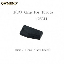 Qwmend 1 St Bil Nyckel Transponder Chip H 128 Bit För Toyota Rav4 Camry 2013 2014 2015 Tom Inte Kodad