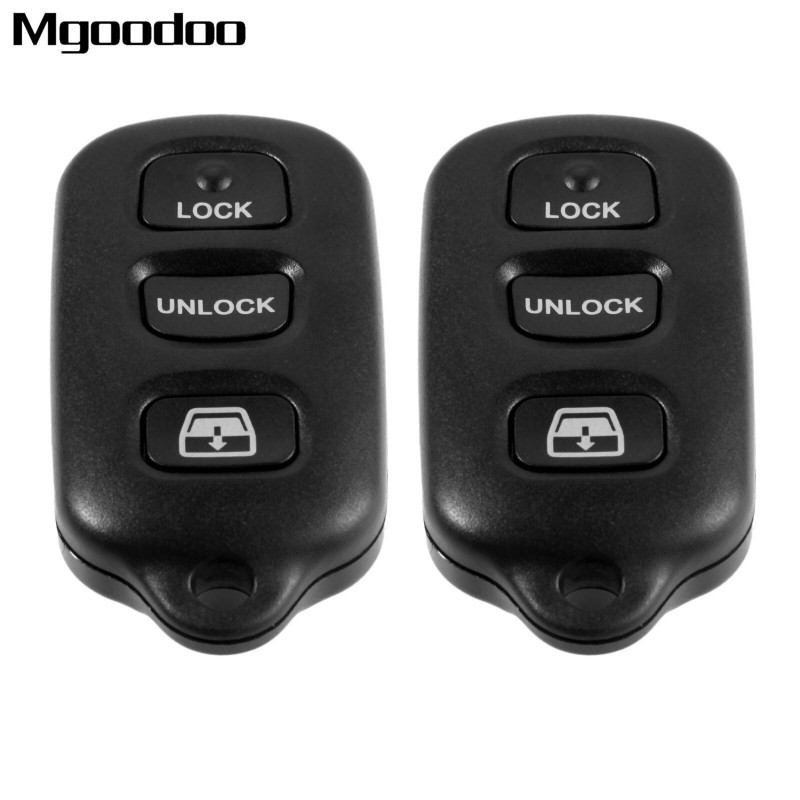 2pcs 4 Knappar Panik Avlägsen Bil Nyckel Fob Hyq12bbx För Toyota 4runner 4runner Sequoia 20012008 315mhz Bil