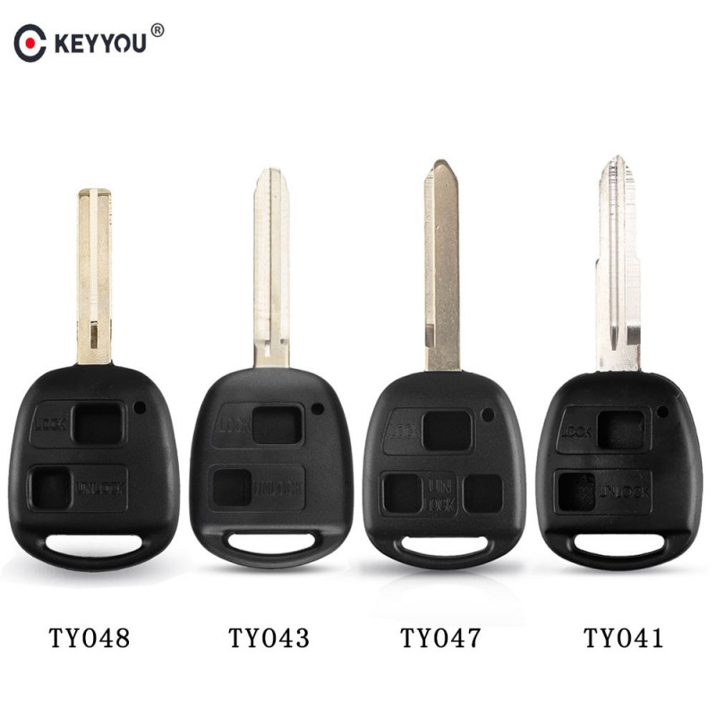 Keyyou 2bt Toy41 Toy43 Toy47 Toy48 Avlägsen Bil Nyckel Fob Fall Skal För Toyota Camry Rav4 Corolla Prado Yaris