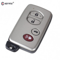 Keyyou Smart Nyckel Avlägsen Nyckel Fall 4 Knappar Nyckel Skal För Toyota Aurion Avalon Land Cruiser Camry Highlander